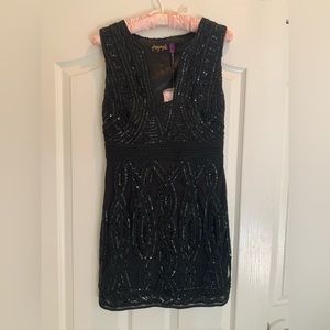 Free people formal sequin mini dress NWT